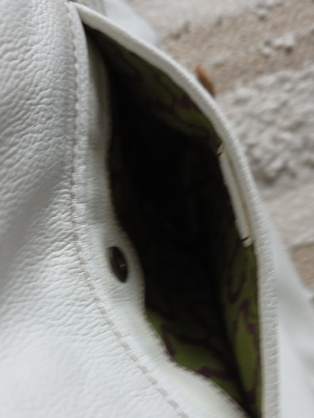 orYANY White, Taupe and Tan Leather Shoulder Bag - Picture 7 of 15